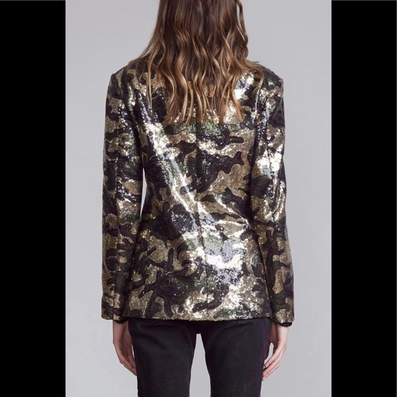 R13 sequin camo jacket.. $1795 Size XS. - Picture 2 of 8